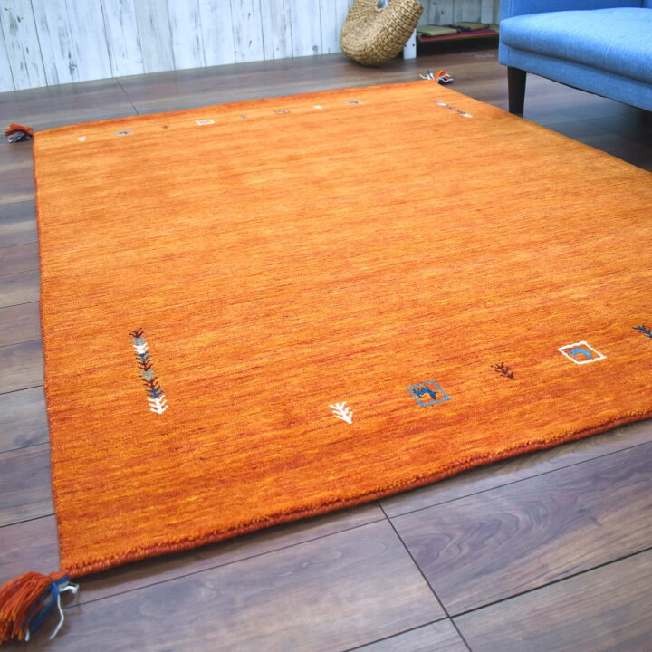 楽天市場】ギャッベ ラグ 200×250cm (インドギャッベ S-008) ギャベ 