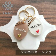 【ショコラネームタグ】バレンタイン ギフト 迷子札 ネームタグ ネームプレート ドッグタグ ペット 犬 猫…