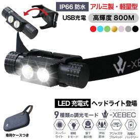 充電式 ヘッドライト usb タイプC ヘッドランプ アウトドア用 災害対策 登山 LED LEDヘッドライト ヘッドライトLED 大容量バッテリー2600mAh LEDライト LEDヘッドランプ アウトドア用ヘッドライト 防水 釣り キャンプ 防災 超高輝度 ヘルメット