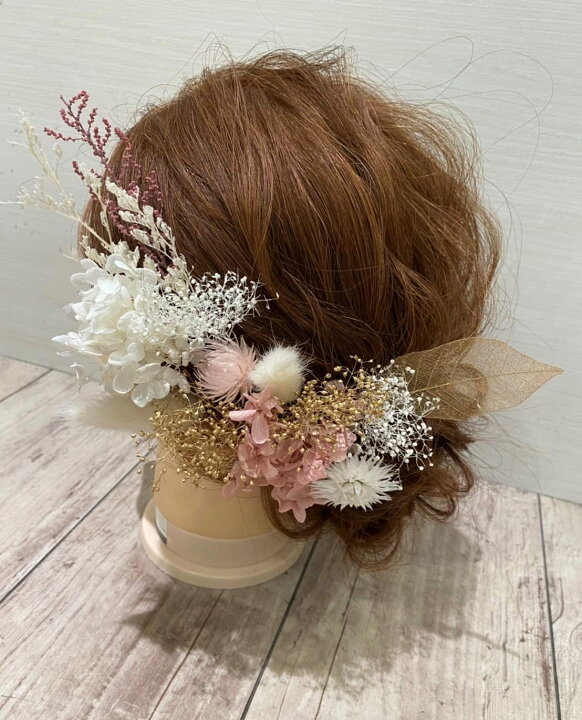 楽天市場】ピンクゴールド ヘッドドレス ヘッドパーツ 髪飾り 