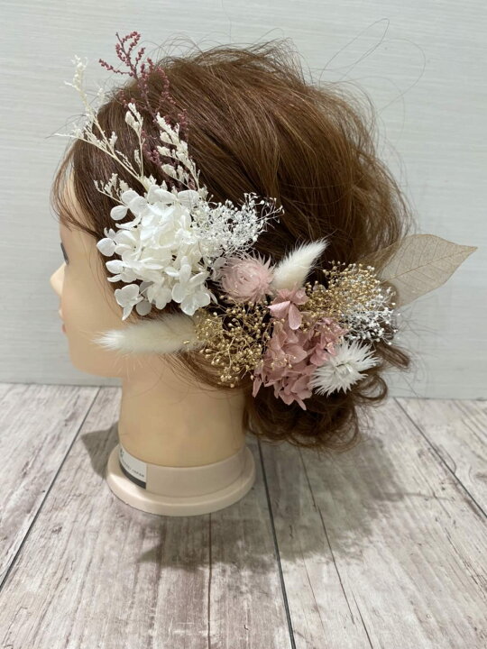 楽天市場】ピンクゴールド ヘッドドレス ヘッドパーツ 髪飾り 