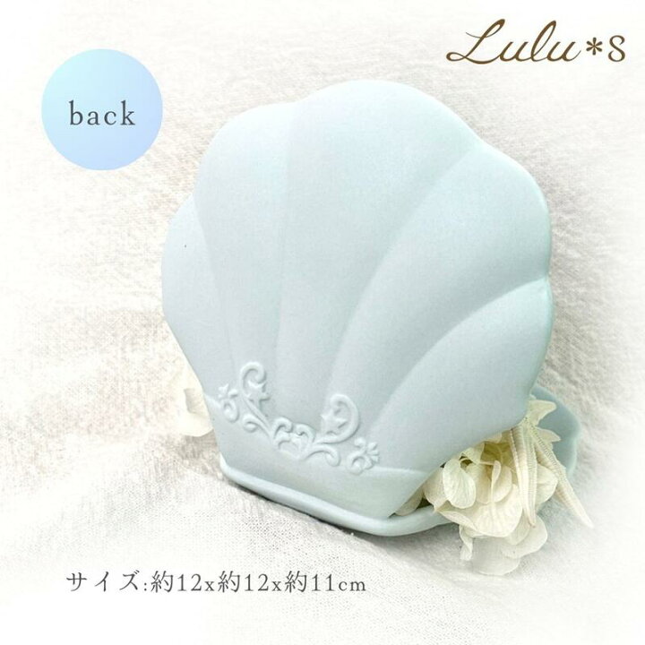 楽天市場】リングピロー シェル プリザーブドフラワー 貝殻 完成品  