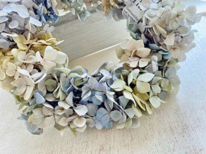 楽天市場】ふんわり＊紫陽花のドライフラワーリース ドライフラワー  