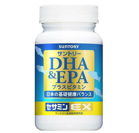 賞味期限2027.2 サントリー DHA&EPA＋セサミンEX オメガ3脂肪酸 DHA EPA サプリ 120粒入/約30日分 X000ZAYK47