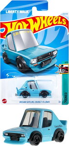 �y�󂠂�z�z�b�g�E�B�[��(Hot Wheels) �x�[�V�b�N�J�[ ���Y �X�J�C���C�� 2000GT-R LBWK ��蕨�������� �~�j�J�[ 3�΂��� �u���[ HXR17 194735236497 B0DJGJLJTD