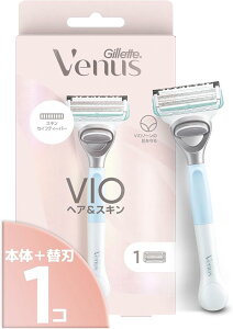 �y�󂠂�zGillette Venus VENUS(���B�[�i�X) VIO �f���P�[�g�]�[���p �J�~�\�� �䓁 �����p �{�� (�n���h���̂�)+ �֐n 1�t