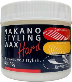 【訳あり】NAKANO ナカノ スタイリングワックス ハード 90g クリーム クリア 90グラム (x 1) A-04376 4989793908716 B000FQV6GQ