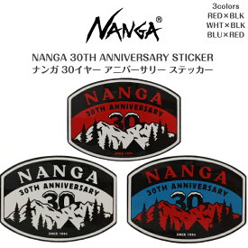 【NANGA ナンガ】NANGA 30TH ANNIVERSARY STICKERナンガ 30イヤー アニバーサリー ステッカー