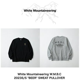 30%offSALE【White Mountaineering W.M.B.C. 】BEER SWEAT PULLOVERビア スウェット プルオーバー