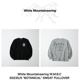 40%offセール【White Mountaineering W.M.B.C. 】BOTANICAL SWEAT PULLOVERボタニカル スウェット プルオーバー