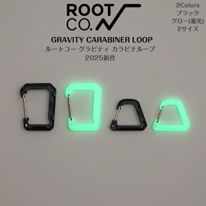 �yROOT CO. ���[�g�R�[�zGRAVITY CARABINER LOOP�O���r�e�B�J���r�i���[�v�i�u���b�N�E�O���[/�~���j2025�V��