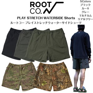 �yROOT CO. ���[�g�R�[�z�v���C�X�g���b�`�E�H�[�^�[�T�C�h�V���[�cPLAY STRETCH WATERSIDE Shorts���b�V�����C�i�[�t��