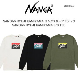 30%offセール【NANGA ナンガ】NANGA×RYUJI KAMIYAMA ロングスリーブ TシャツNANGA×RYUJI KAMIYAMA L/S TEE2025AW