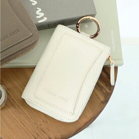 【超目玉品！最大38%OFFクーポン】 【SNSで話題→楽天1位・cream chic公式】 キーケース レディース スマートキーケース L字 ファスナー 車 スマートキー メンズ カラビナ 本革 かわいい コンパクト キーケースレディース 2つ 小銭入れ 本革キーケース 収納 革 鍵