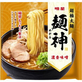 【Go In Eat】明星食品 麺神 濃香味噌 120g ×8個