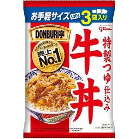 グリコ　DONBURI亭　牛丼　3食　（160g×3コ入）
