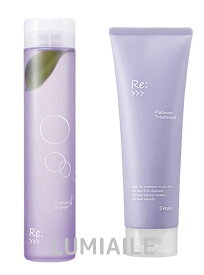 ★リニューアル★【2点セット】 Re: Platinum シャンプー 300ml ・Re: Platinum トリートメント 250g （リ プラチナムシャンプー）（リ プラチナムトリートメント）【アジュバン ADJUBANT】