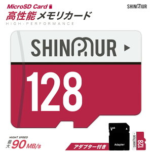 y  zSHINPUR microSDJ[h 128GB Class10 1Nۏ UHS-I U3 SDϊA_v^t }CNSD microSDXC NX10 SDJ[h Nintendo Switch XCb` Mtg