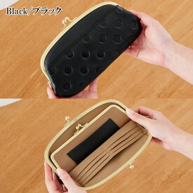 【新色オーク入荷】財布 レディース 長財布 がま口 本革 大容量 薄型 ズッケロ zucchero ズッケロフィラート 公式 アンシグネ 日本製 国産 レザー 水玉 ドット 人気 プレゼント ギフト サライ 30代 40代 50代 60代 lumie リュミエ 55214