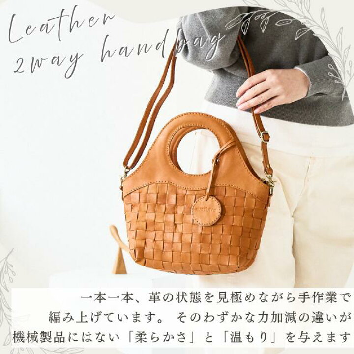 楽天市場】ショルダーバッグ レディース 斜めがけ 軽量 本革 2way 