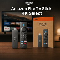 Amazon Fire TV Stick 4K Select Alexa対応 音声認識リモコン付 4K UHD Wi-Fi HDMI ストリーミングメディ…
