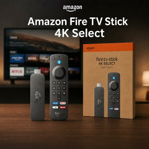 Amazon Fire TV Stick 4K Select Alexa�Ή� �����F�������R���t 4K UHD Wi-Fi HDMI �X�g���[�~���O���f�B�A�v���[���[ YouTube Netflix Prime Video�Ή�