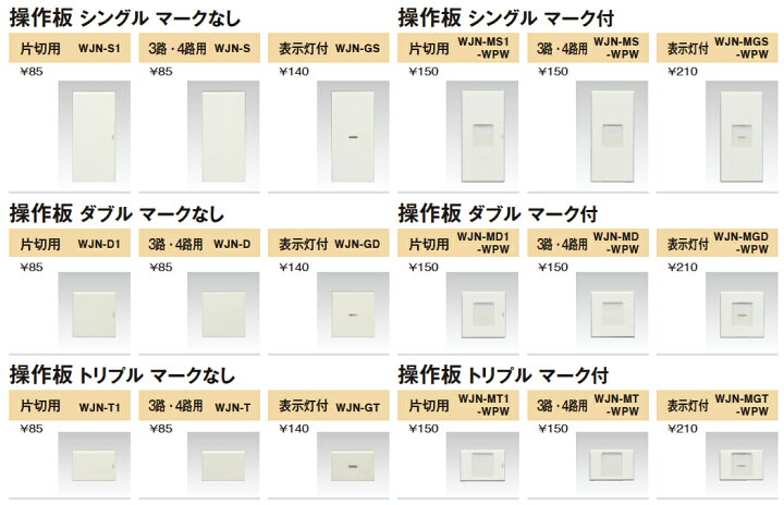 楽天市場】【JIMBO】神保電器Jワイドスリムシリーズ（スイッチ 