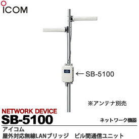 【ICOM】無線対応LANブリッジビル間通信ユニット2.4GHz・54MbpsLVAアンテナ別売SB-5100
