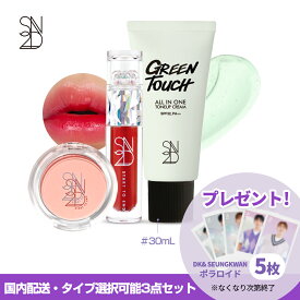 【S2ND with SEVENTEEN DK & SEUNGKWAN SET / ポラロイド5枚GET!しよう 】トーンアップクリーム + エンドラスターティント + ルミナスフェイスチーク タイプ選択可能 国内配送 韓国 韓国コスメ 化粧下地 リップティント アイシャドウ