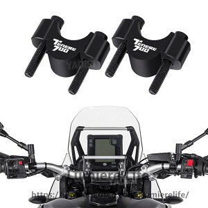 For ���}�n Tenere 700 XT700Z XTZ 700 T7 2019-2023 �I�[�g�o�C�n���h���o�[���C�U�[�N�����v��t�}�E���g���C�U�[ CNC �r���b�g�A���~