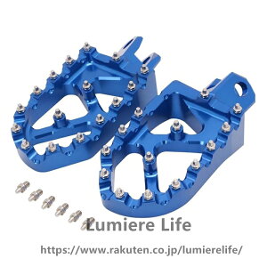 ���g�N���X�t�b�g�y�O �ɓK������RM250 RM125 RM250Z RMZ RMX 250 RMX250 89-06 DRZ400 DRZ ES SM 00-19 �I�[�g�o�C CNC �t�b�g�y�O���X�g�t�b�g���X�g�t�b�g�y�O�y�_�� (Color : Blue)