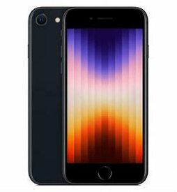 【新品未開封品】Q00PH7W733 iPhoneSE3 第3世代 64GB　SIMフリー ミッドナイト MMYC3J/A A2782