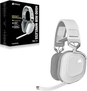 CORSAIR HS80 RGB WIRELESS CA-9011236-AP �z���C�g ���C�����X �Q�[�~���O�w�b�h�Z�b�g