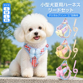 フルハーネスリード 犬 小型犬 犬用 ハーネス 犬具 胴輪 リードセット 散歩 お出かけ 簡単装着 おしゃれ かわいい ブランド ハーネスリード ハーネスリードセット リード 犬 イヌ ドッグ dog 小型犬 ペット用 可愛い 抜けない