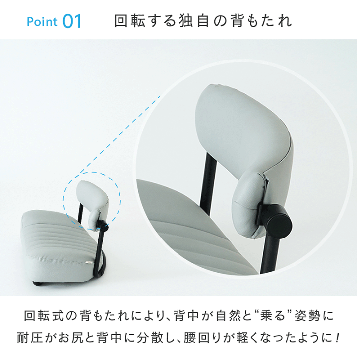 楽天市場】P5倍☆~26日01:59 ＼腰が軽くなる座椅子／ 回転