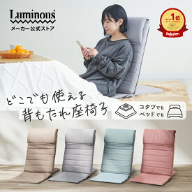 ★P5倍★15日限定★ ＼コタツでもベッドでも使える ハイバック 座椅子／ 背もたれ コンパクト 座椅子 こたつ 折りたたみ ベッド スリム リクライニング くすみ コタツ 薄型 腰痛 授乳 一人用 座イス 枕 クッション グレー ブラウン 高齢者 リラックス ドウシシャ EIDS