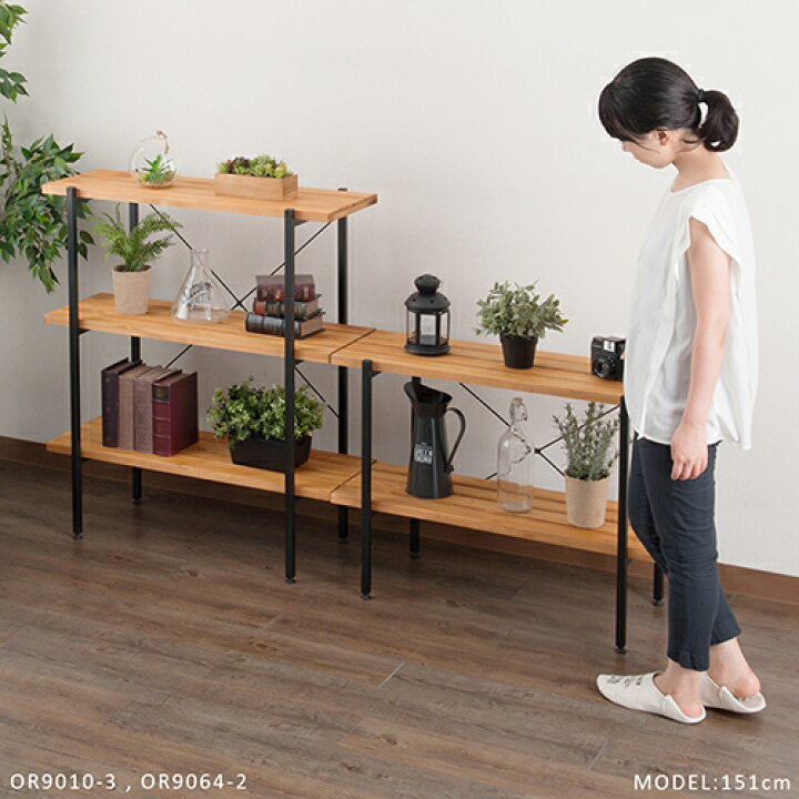 楽天市場 メーカー公式ショップ ドウシシャ Doshisha オイルステインラック2段90w Or9064 2 ウッドラック インテリアラック ヴィンテージ ディスプレイラック ナチュラル おしゃれ 収納 木製 Luminous Club 楽天市場店