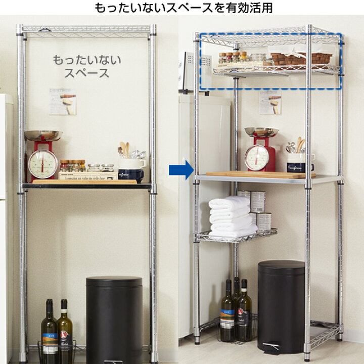 楽天市場】Luminous ルミナス 公式店 ラック パーツ ハーフ 棚 棚板 