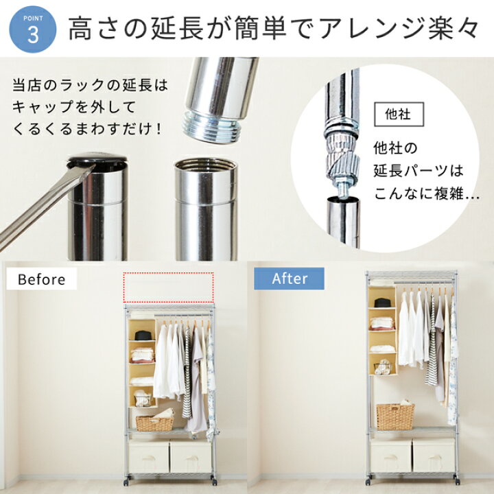 楽天市場 10 5限定 店内全品ポイント5倍 ラック スチールラック スチールシェルフ ラック 4段 幅90 奥行45 メタル製ラック キッチンラック レンジラック オープンラック ディスプレイラック 本棚 食器棚 スリム おしゃれ 省スペース 収納 ゴミ箱 上 キャスター付き