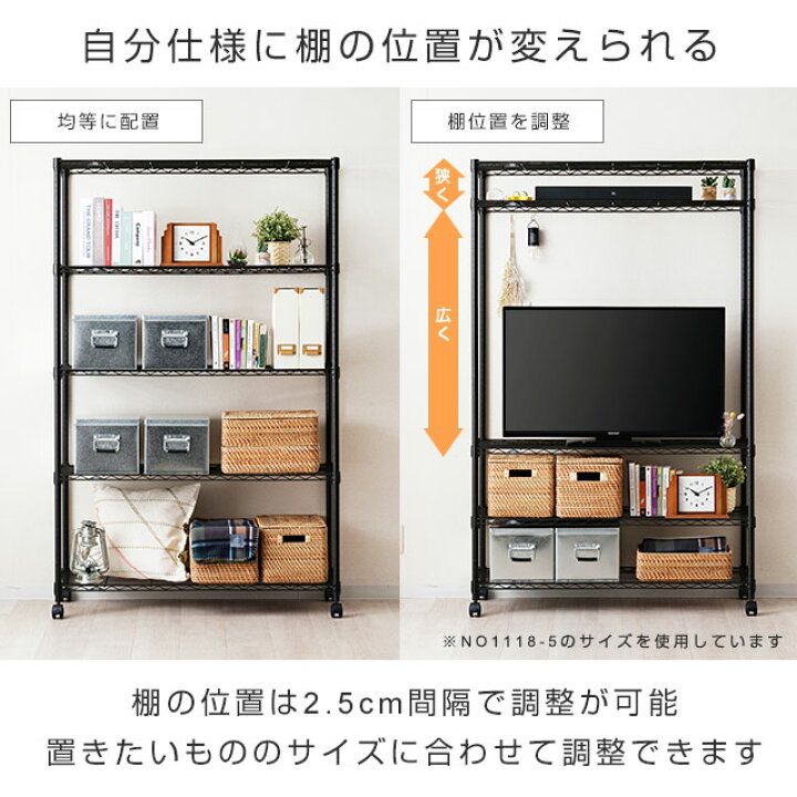 楽天市場】P5倍☆15日限定 【公式】 ルミナス スチールラック 幅80cm 5 