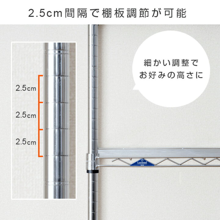 楽天市場】【公式】スチールラック 幅120cm 5段 ルミナススリム メタル 