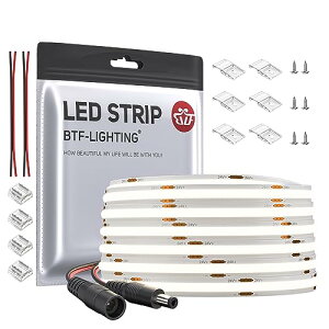 BTF-LIGHTING FCOB COB LEDe[vCg x tLVu LEDe[vCg 10M/[ 4800LEDs 