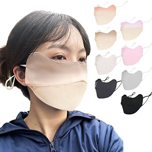 [Besince] スポーツマスク フェイスマスク UPF50  UVカット紫外線対策 洗えるマスク 日焼け防止 日よけ ひんやり 接触冷感 冷