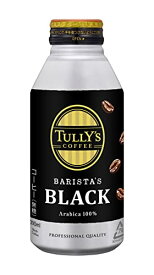 タリーズコーヒー バリスタズ ブラック 390ml×24本 ホット兼用 (ボトル缶)
