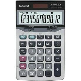 カシオ 卓上タイプ 12桁 電卓ジャストサイズCASIO 本格実務電卓 JF-120VB-N