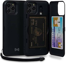 TORU CX PRO iPhone 11 Pro ケース カード 収納背面 3枚 カード入れ カバ― (ライトニング アダプタ ストラップ ミ