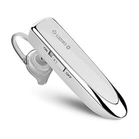 Glazata 日本語音声ヘッドセット Bluetooth 5.1片耳イヤホン Qualcomm社製スマートチップ3020搭載、長持ち20時間通