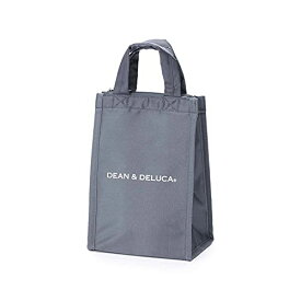 DEAN&DELUCA クーラーバッグ グレーS 保冷バッグ 小型 ファスナー付き お弁当 ランチバッグ 26×17.5x13cm
