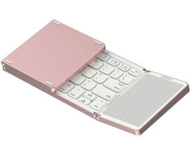 Omikamo キーボード ワイヤレス 折り畳みキーボード bluetooth タッチパッド付き iPad キーボード US配列 キーボード 無