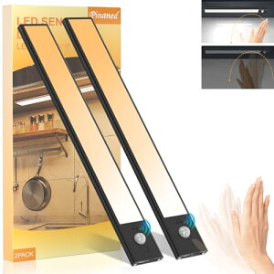 連続点灯60時間 人感センサーライト 充電式 室内 マグネット LEDバーライト 読書灯 棚下 Type-C 充電式 無段階調光 キッチン用 屋